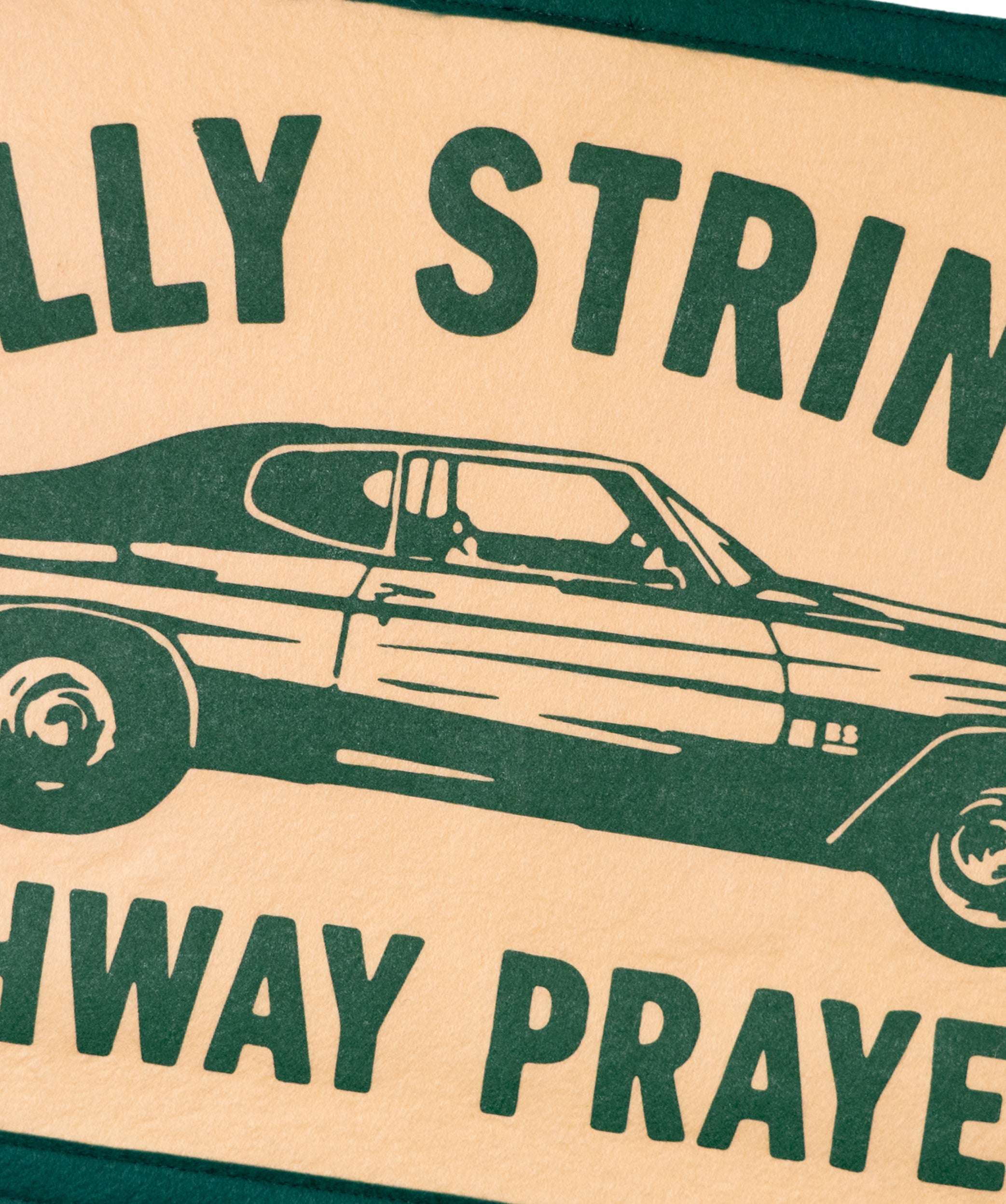 Highway Prayers Camp Flag • Billy Strings x Oxford Pennant - Tejas Country Club