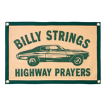 Highway Prayers Camp Flag • Billy Strings x Oxford Pennant - Tejas Country Club