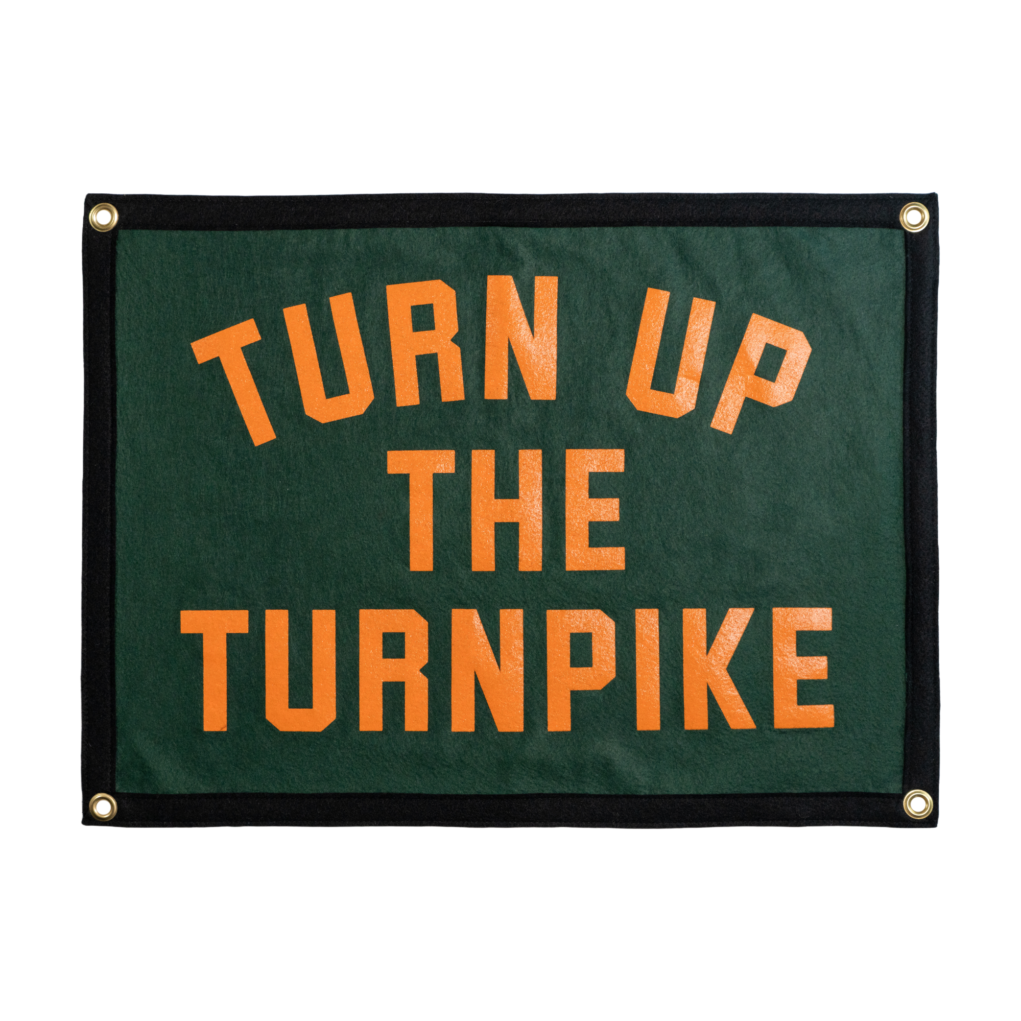 Turn Up The Turnpike Camp Flag • Turnpike Troubadours x Oxford Pennant - Tejas Country Club