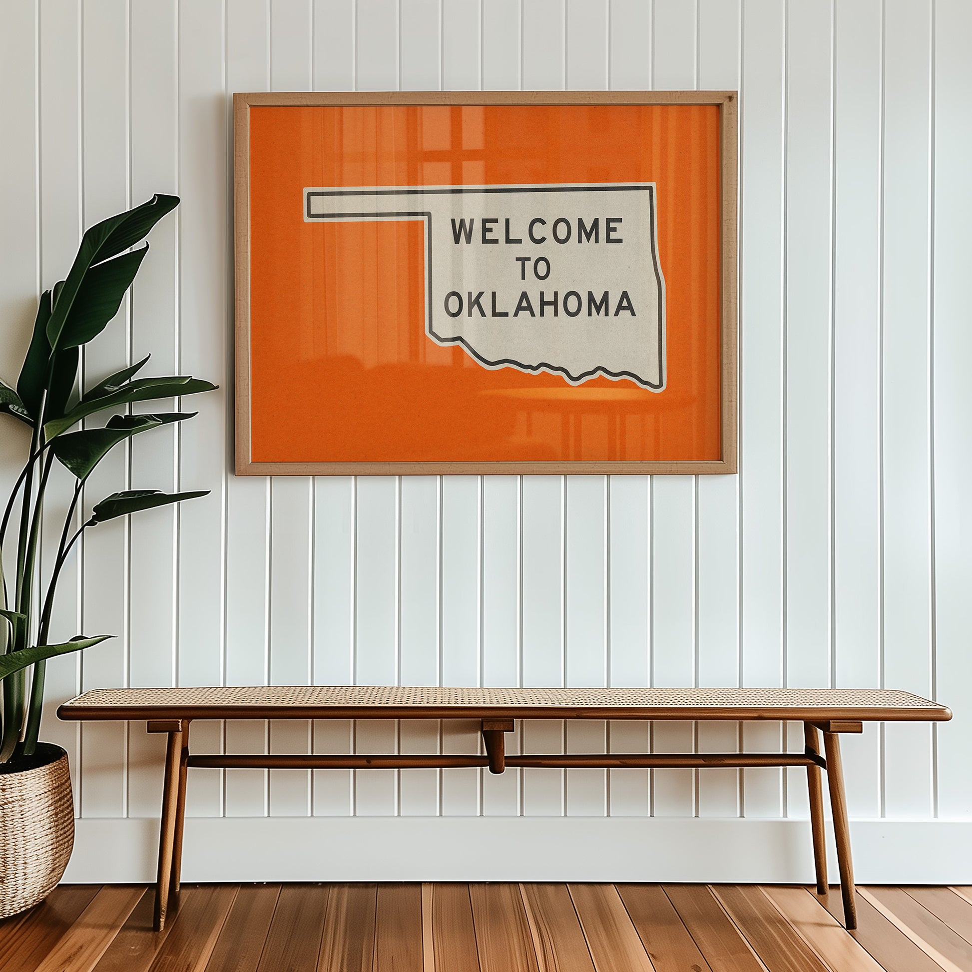 LINStore Oklahoma City, OK City Panneau rustique vintage en métal LINStore Oklahoma City, OK City Panneau rustique vintage en métal