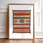 Southwestern Native Style Stripes Rug Art Print #1 - Tejas Country Club