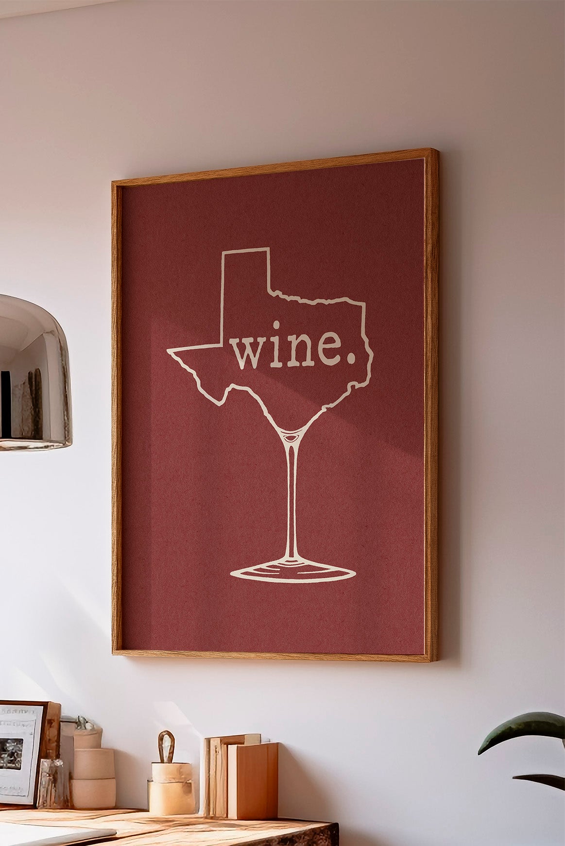 Texas Wine Merlot Art Print