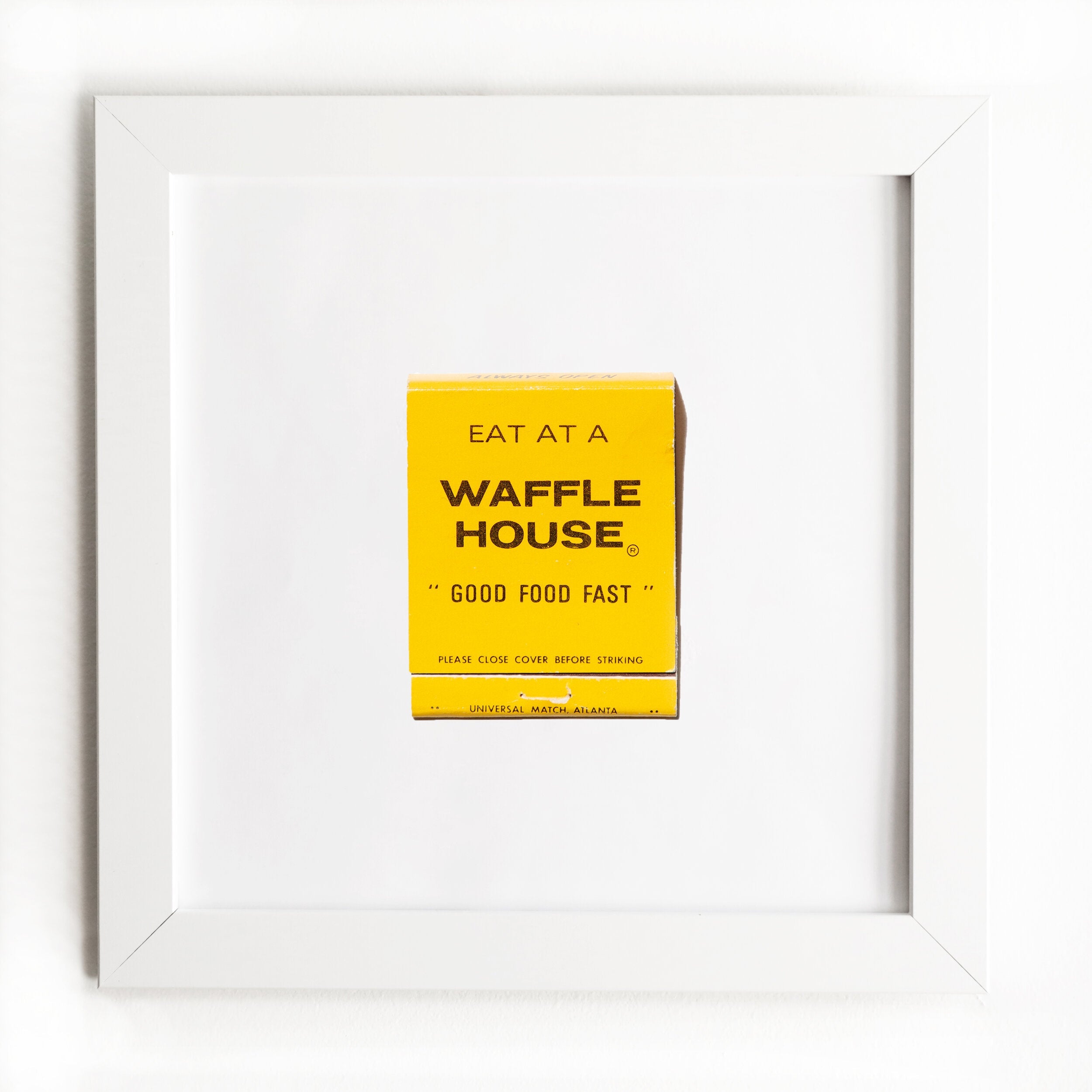 Waffle House Matchbook Print