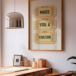 Make You A Chilton Lubbock Texas Cocktail Art Print - Tejas Country Club