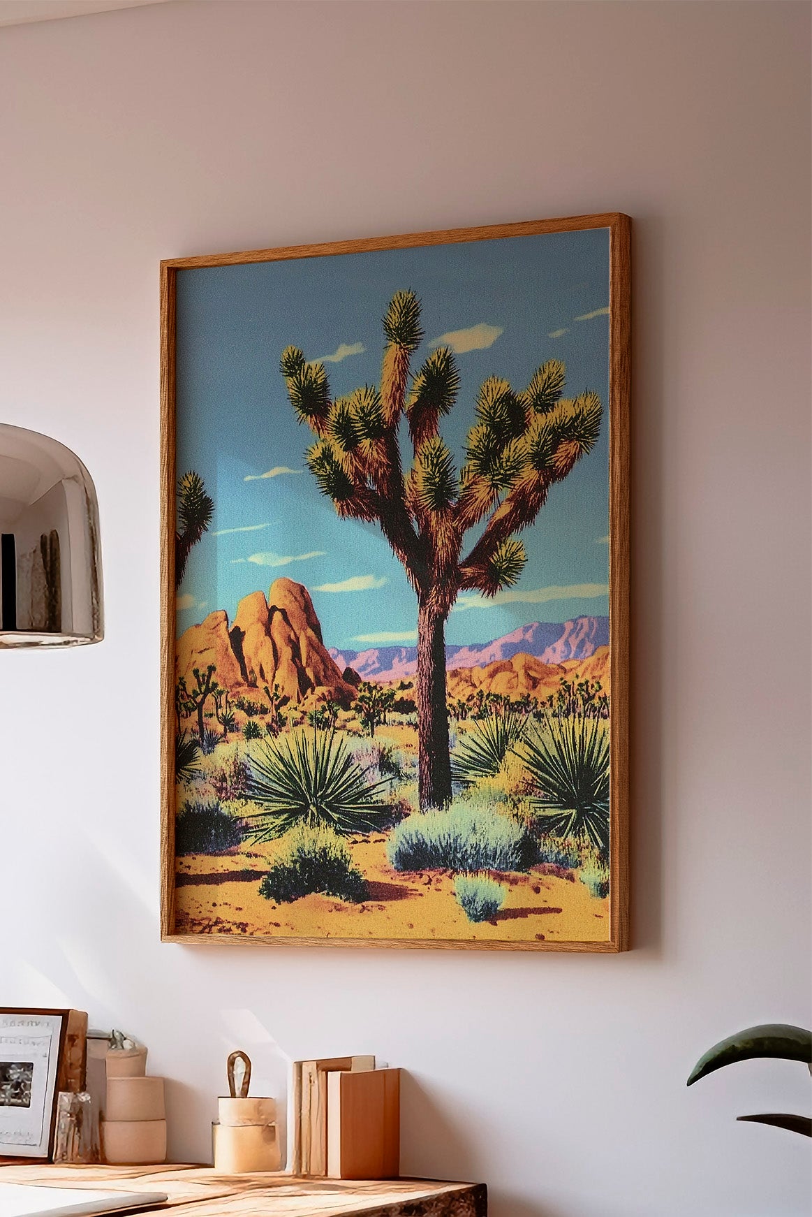 Joshua Tree Desert California Landscape Art Print - Tejas Country Club