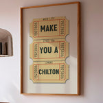 Make You A Chilton Lubbock Texas Cocktail Art Print - Tejas Country Club