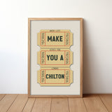 Make You A Chilton Lubbock Texas Cocktail Art Print - Tejas Country Club