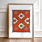 Southwestern Native Style Crosses Rug Art Print - Tejas Country Club