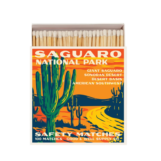 Saguaro Vintage National Park Cabin Matches - Tejas Country Club