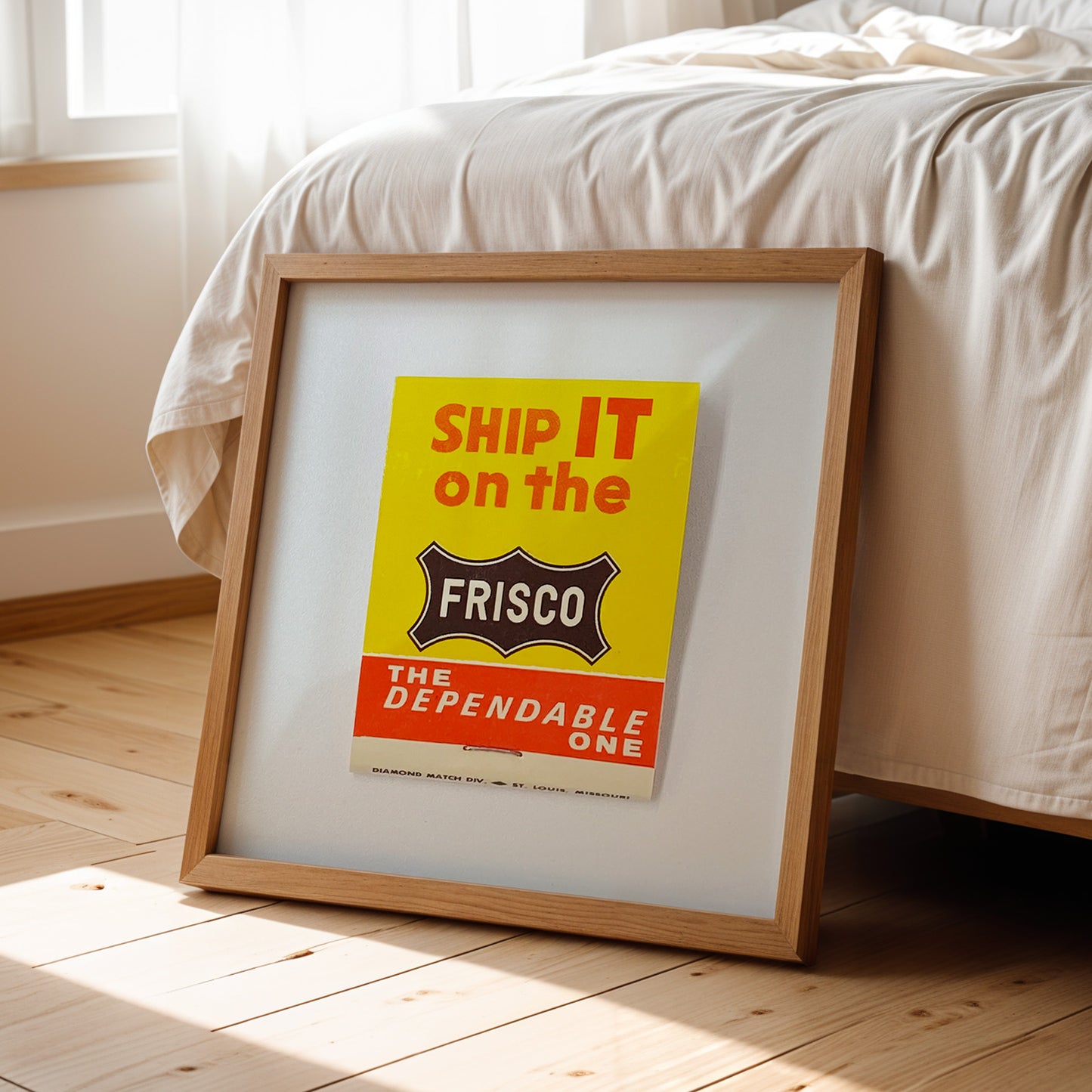 Ship It On The Frisco Matchbook Photography Print