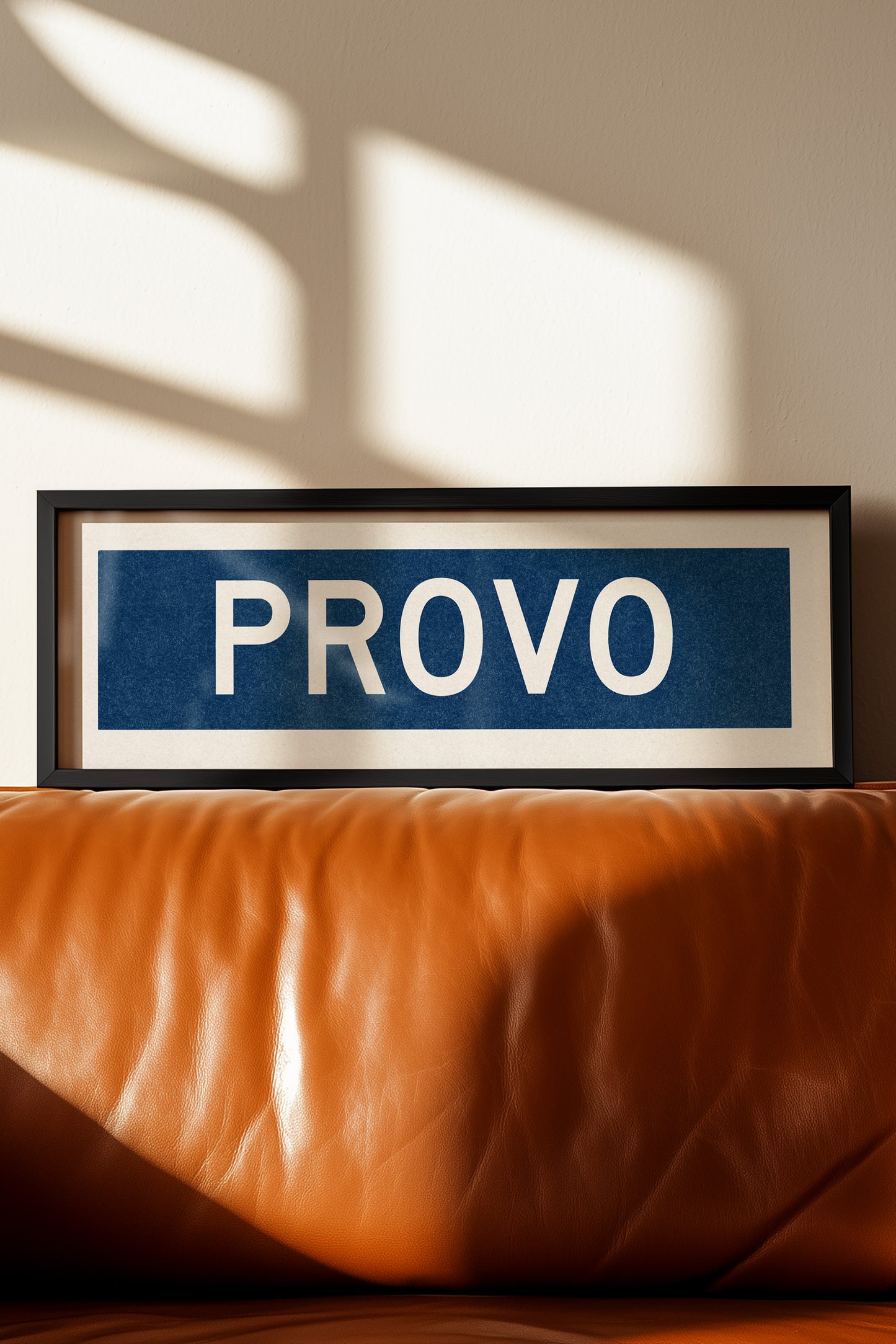Framed Provo Navy Bus Scroll - Tejas Country Club