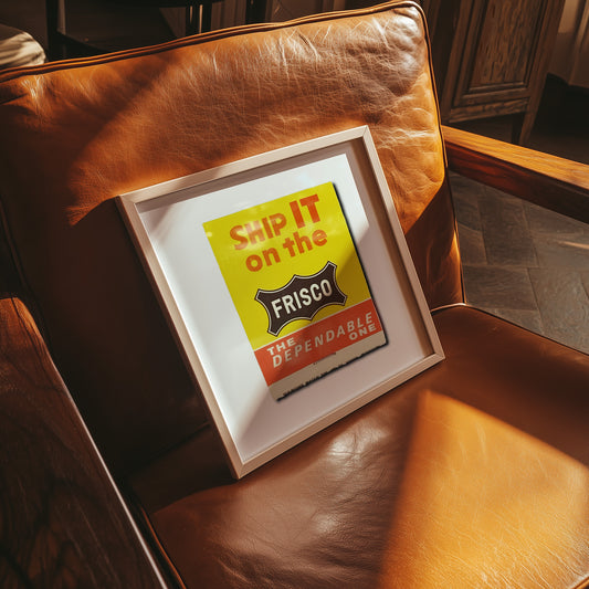 Ship It On The Frisco Matchbook Photography Print