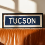 Framed Tucson Navy Bus Scroll - Tejas Country Club