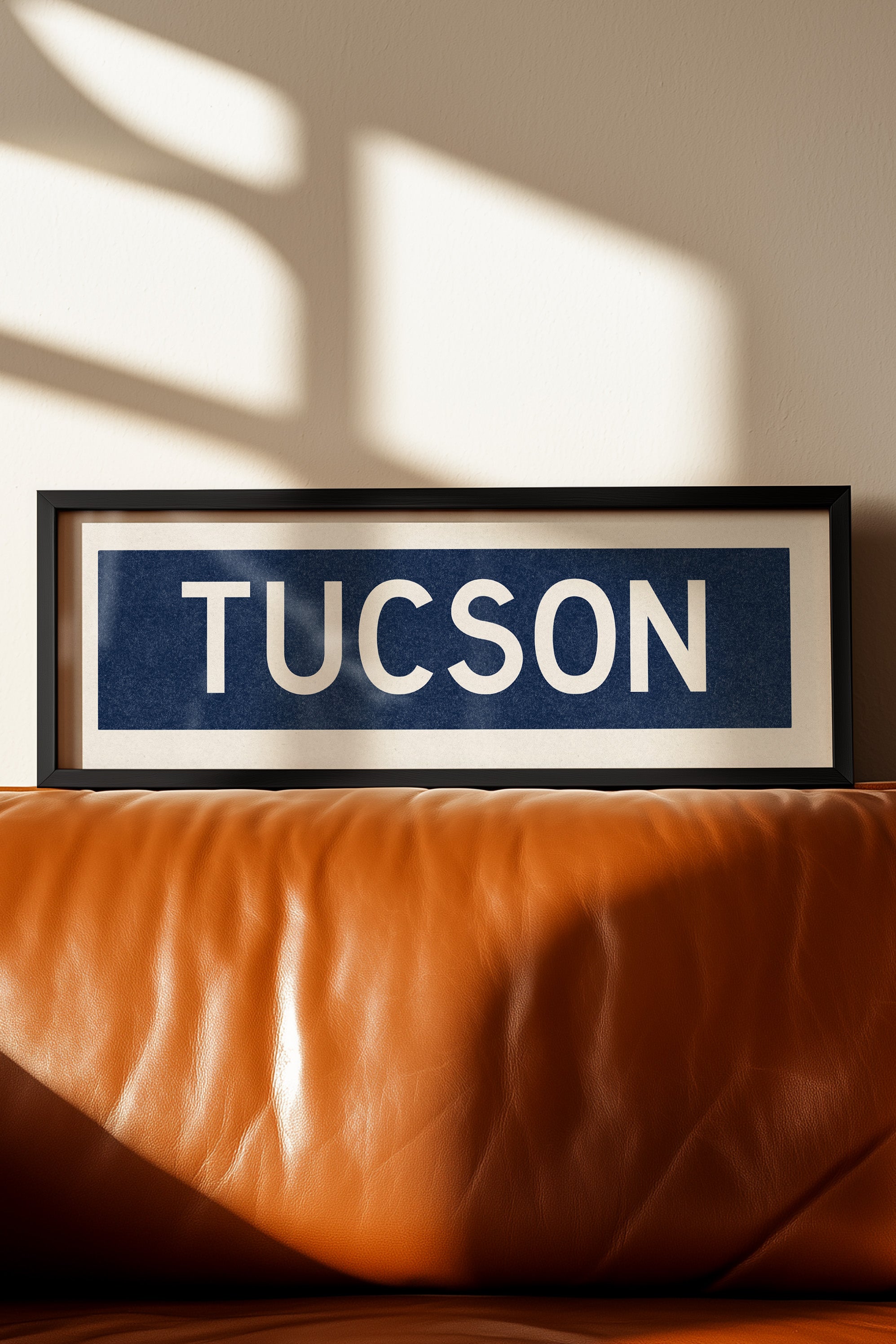 Framed Tucson Navy Bus Scroll - Tejas Country Club
