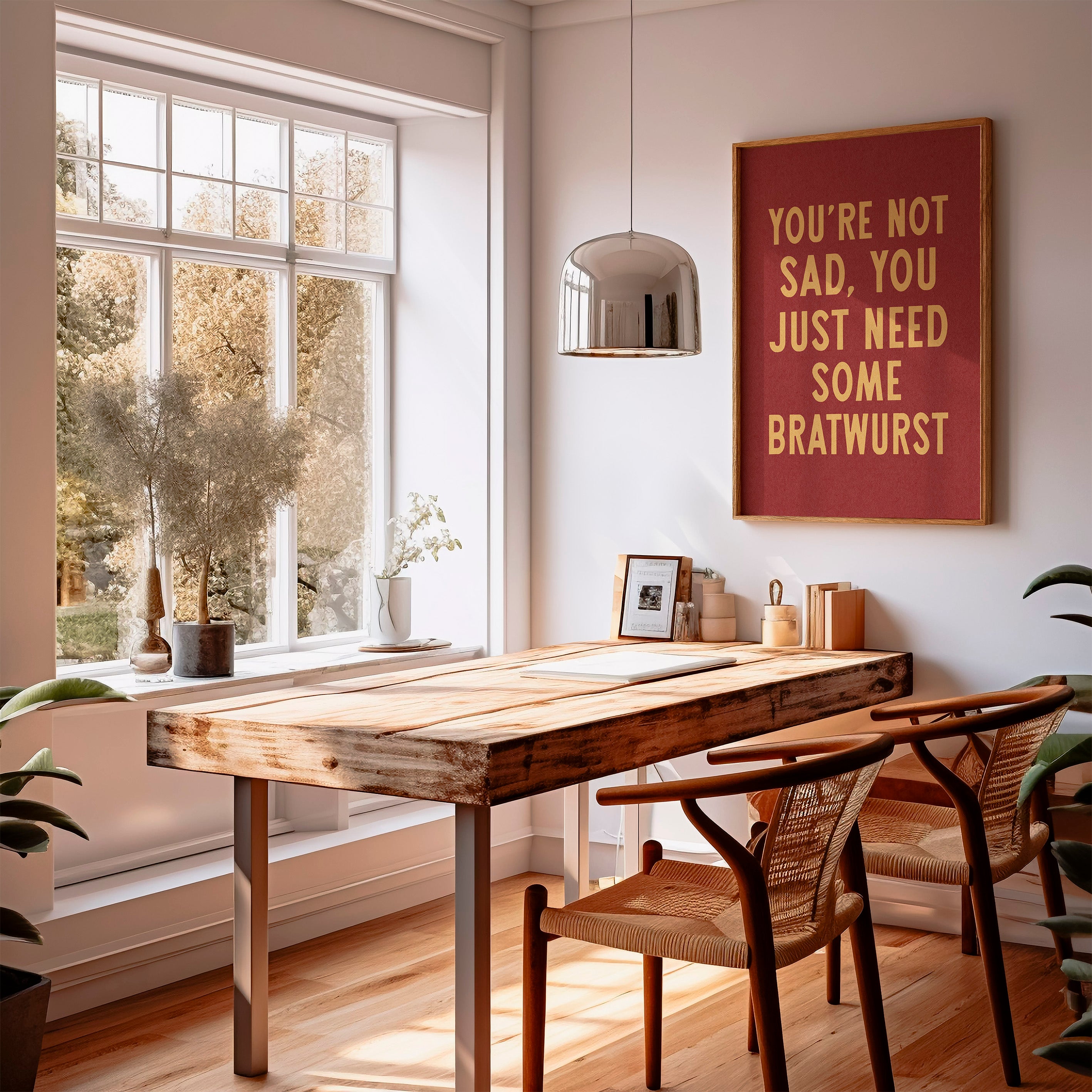 You're Not Sad You Just Need Some Bratwurst Art Print - Tejas Country Club