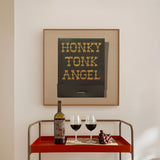 Honky Tonk Angel Matchbook Art Print - Tejas Country Club