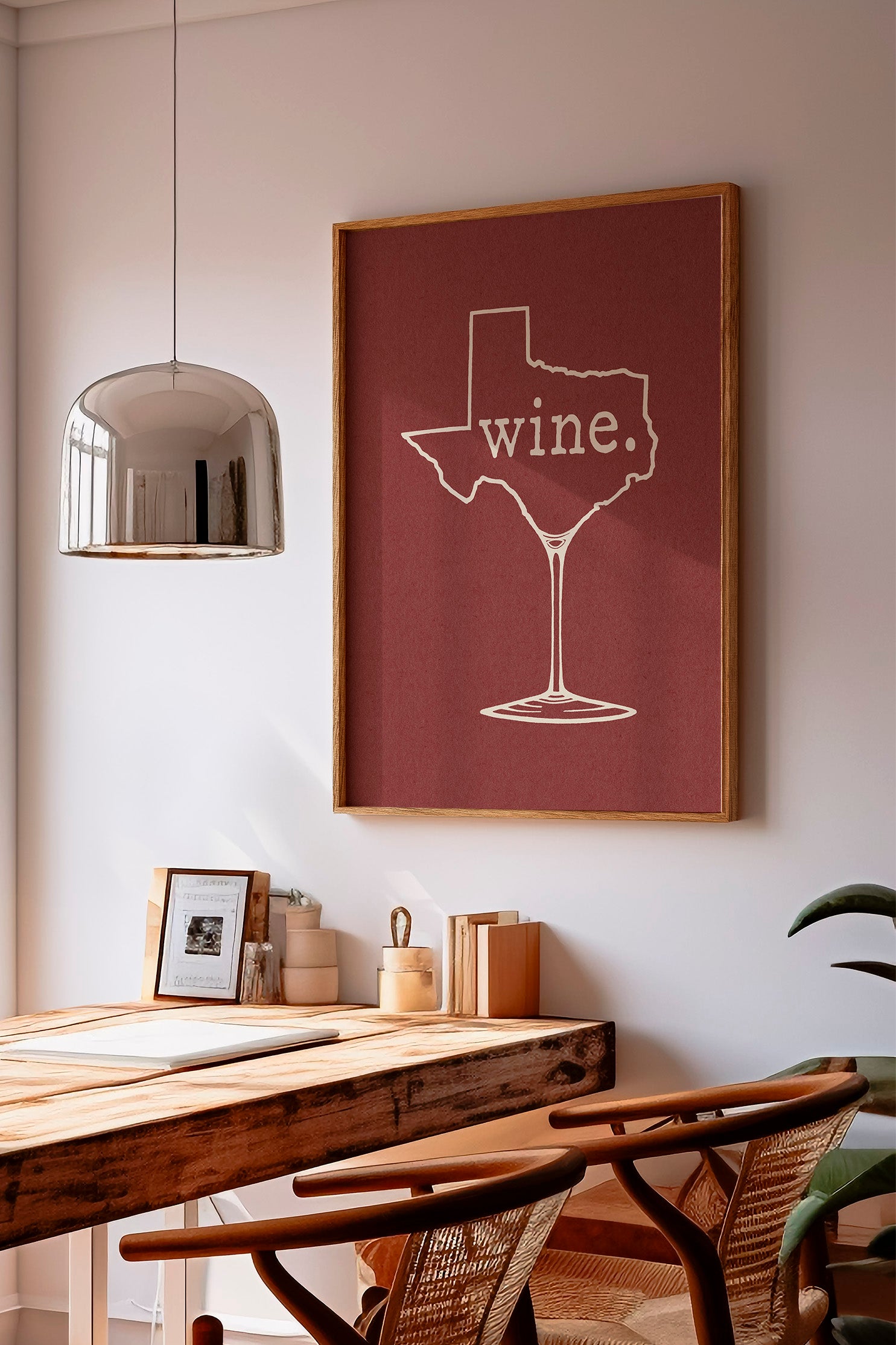 Texas Wine Merlot Art Print - Tejas Country Club