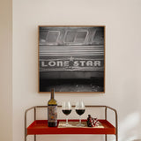 Lone Star Beer Bus Holga Photography Print - Tejas Country Club