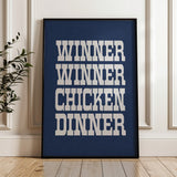 Winner Winner Chicken Dinner Art Print - Tejas Country Club