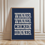 Winner Winner Chicken Dinner Art Print - Tejas Country Club