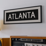 Framed Atlanta Georgia Bus Scroll - Tejas Country Club