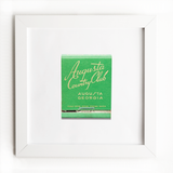 Augusta Country Club Matchbook Print