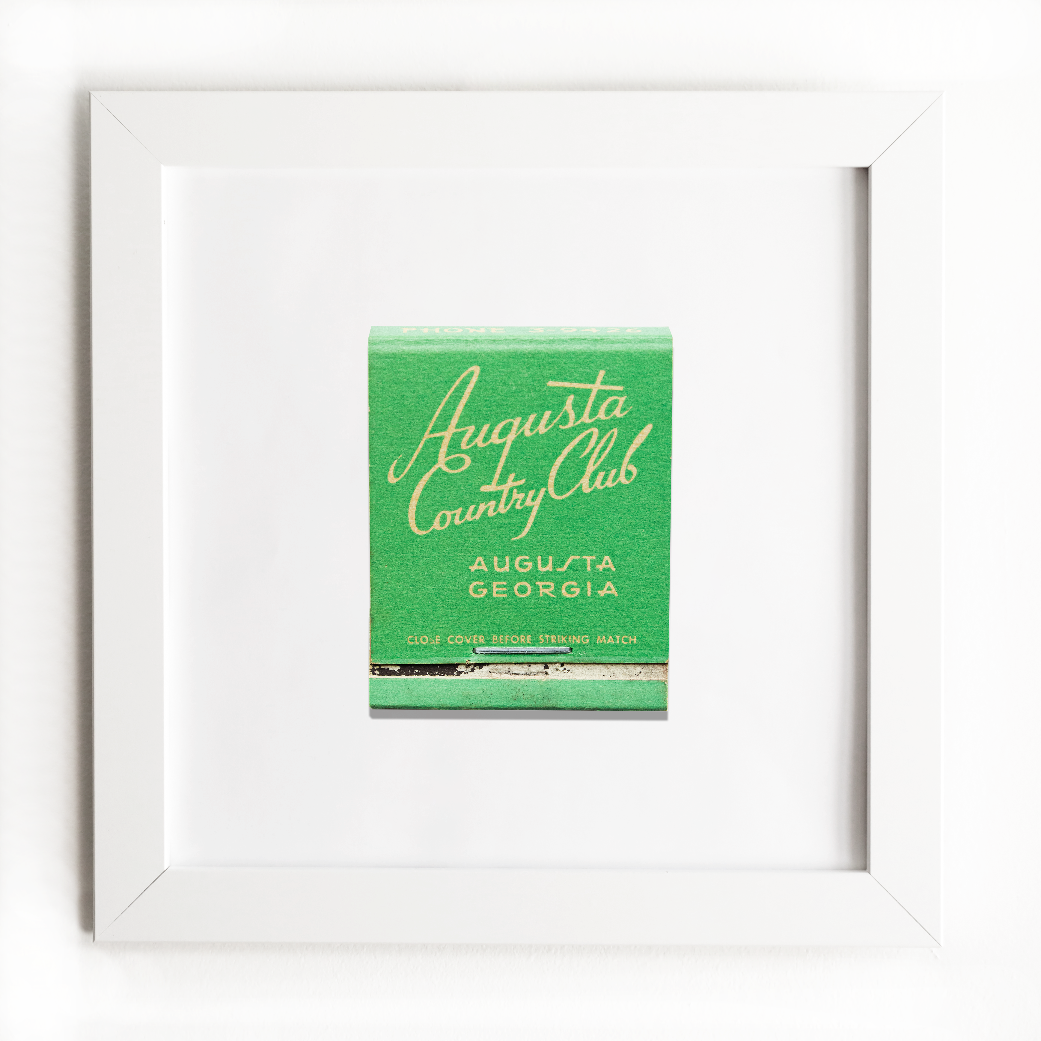 Augusta Country Club Matchbook Print