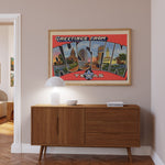 Austin Texas Vintage Postcard Print - Tejas Country Club