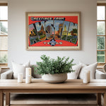 Austin Texas Vintage Postcard Print - Tejas Country Club