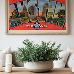 Austin Texas Vintage Postcard Print - Tejas Country Club