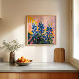 Texas Bluebonnet Painting Art Print - Tejas Country Club