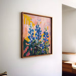 Texas Bluebonnet Painting Art Print - Tejas Country Club