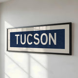 Framed Tucson Navy Bus Scroll - Tejas Country Club