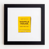 Waffle House Matchbook Print
