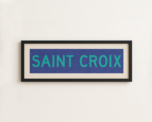 Framed Saint Croix - Custom - Joshua