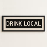 Framed Drink Local Bus Scroll Sign - Tejas Country Club