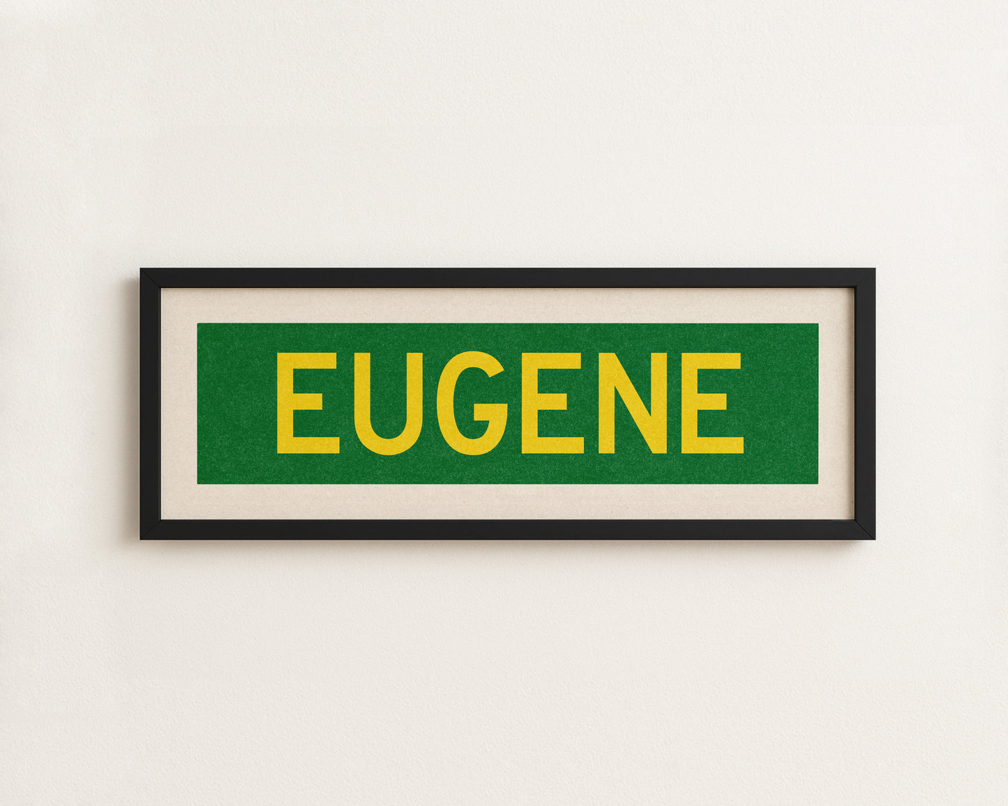 Framed Eugene Green Bus Scroll