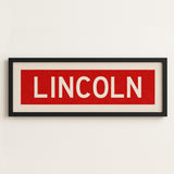 Framed Lincoln Bus Scroll - Tejas Country Club