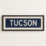 Framed Tucson Navy Bus Scroll - Tejas Country Club
