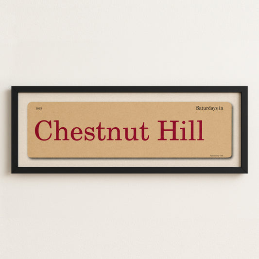 Saturdays in Chestnut Hill, Massachusett