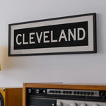 Framed Cleveland Ohio Bus Scroll - Tejas Country Club