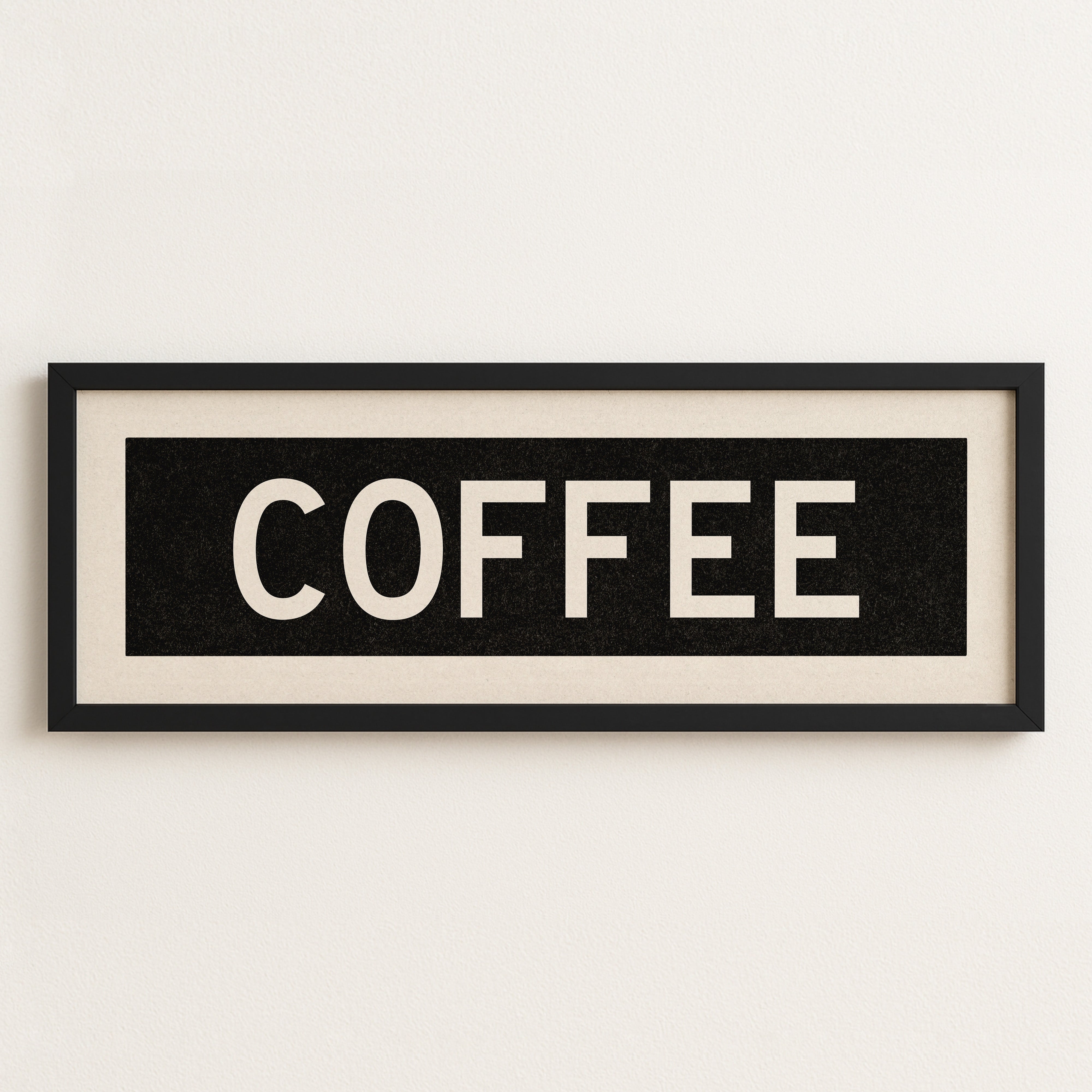 Framed Coffee Bus Scroll Sign - Tejas Country Club