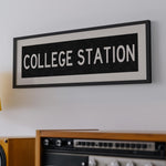 Framed College Station Texas Bus Scroll - Tejas Country Club