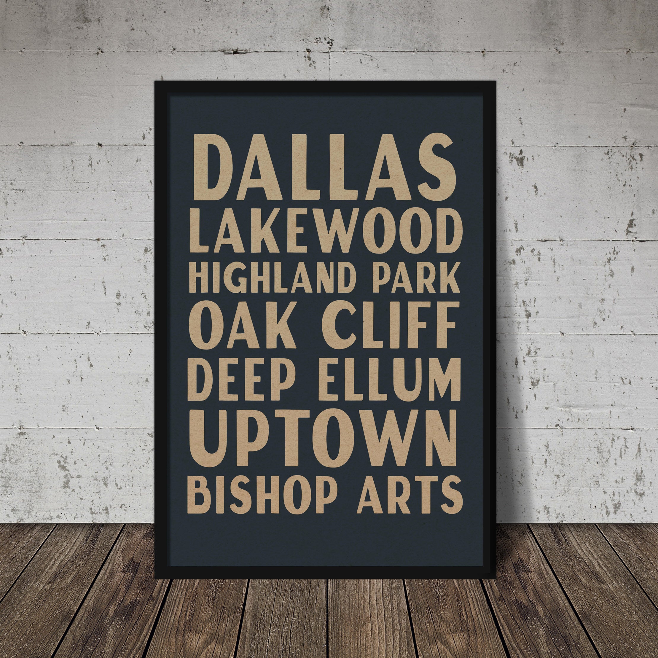 Dallas Texas Subway Scroll - Tejas Country Club