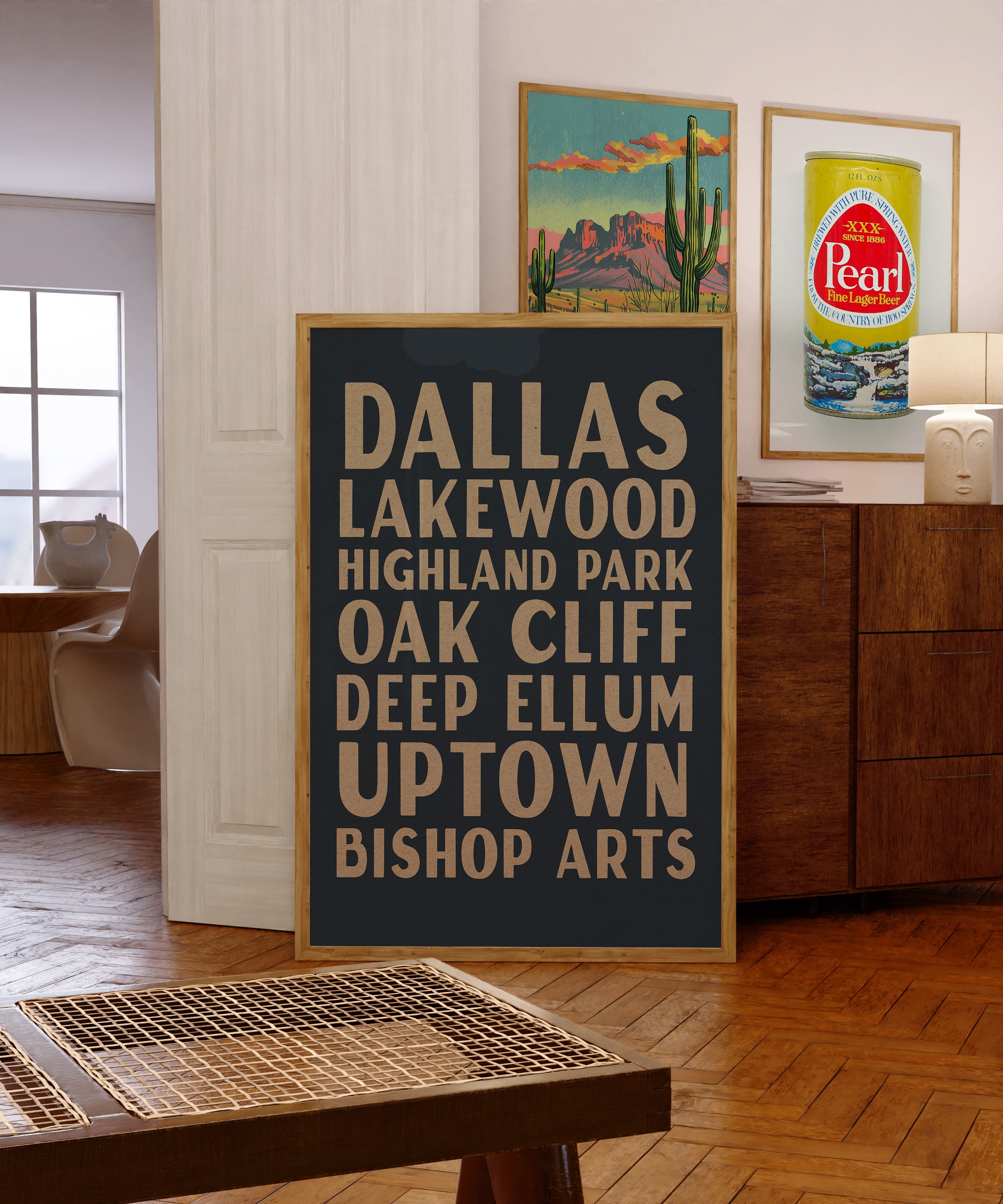 Dallas Texas Subway Scroll - Tejas Country Club