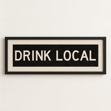 Framed Drink Local Bus Scroll Sign - Tejas Country Club