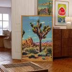 Joshua Tree Desert California Landscape Art Print - Tejas Country Club