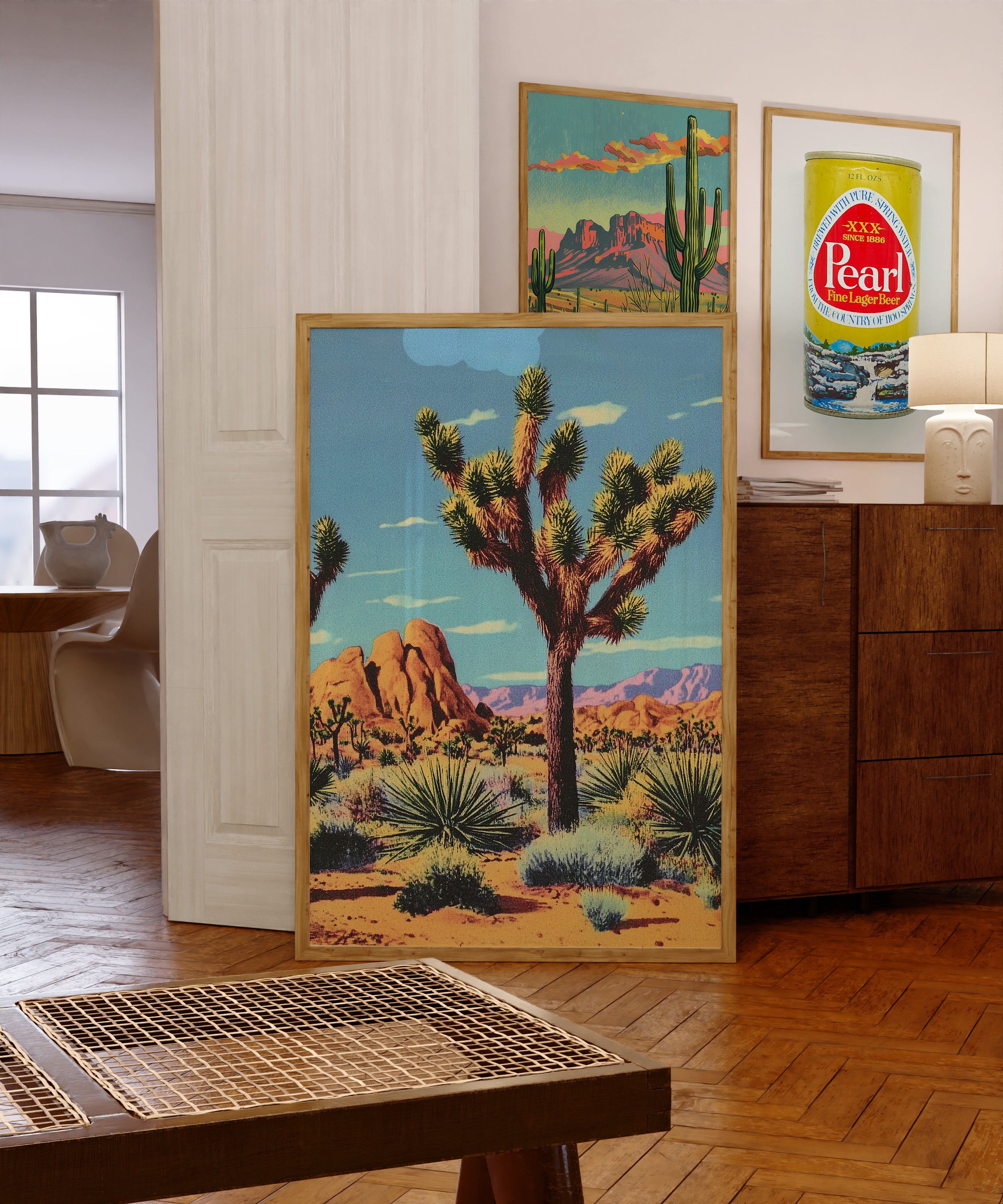 Joshua Tree Desert California Landscape Art Print - Tejas Country Club