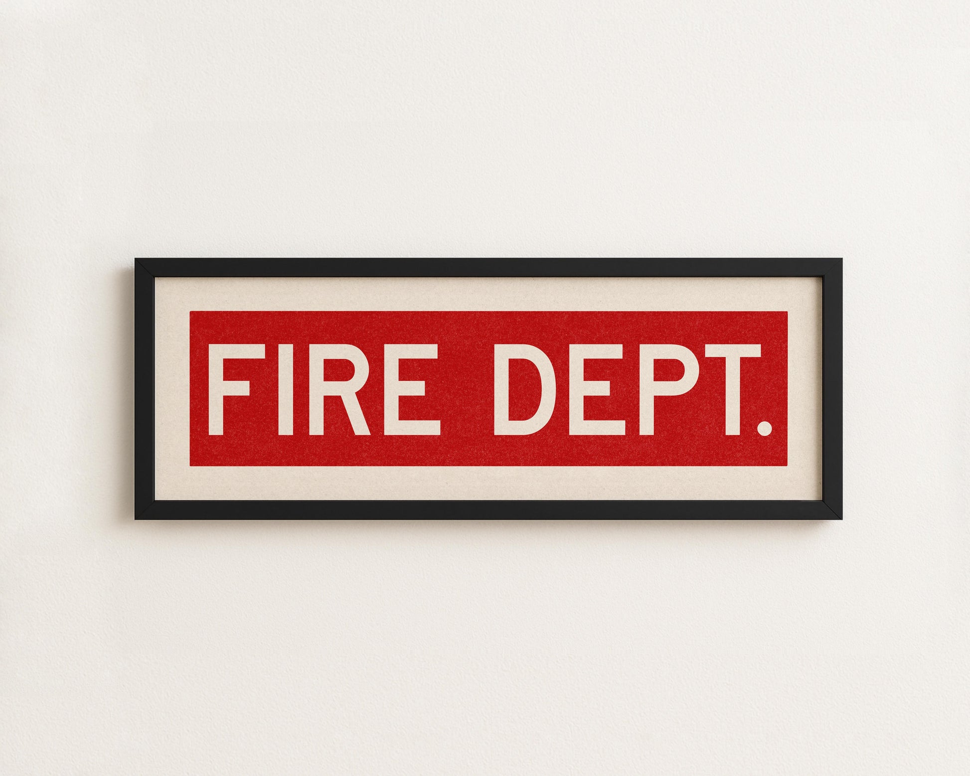 Framed Fire Department - Tejas Country Club