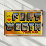 Fort Worth Texas Vintage Postcard Print - Tejas Country Club
